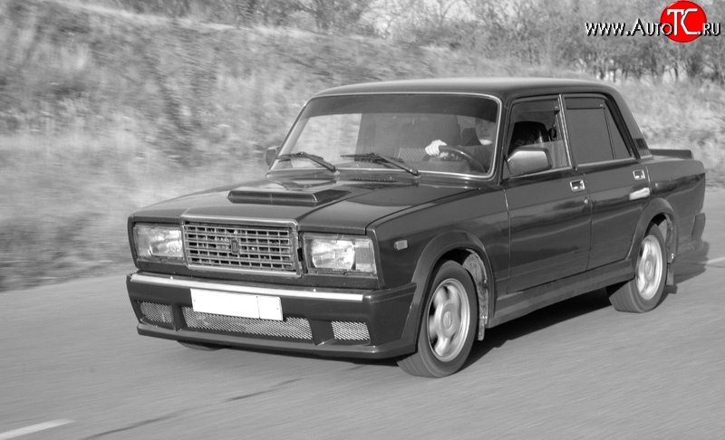 3 899 р. Передний бампер Снайпер (с сеткой) Лада 2101 (1970-1988) (Неокрашенный)  с доставкой в г. Пермь