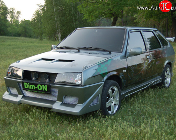 2 949 р. Передний бампер M-VRS Лада 2108 (1984-2003) (Неокрашенный)  с доставкой в г. Пермь
