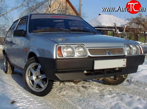 3 449 р. Накладки Дакар на фары Лада 2108 (1984-2003) (Неокрашенные)  с доставкой в г. Пермь