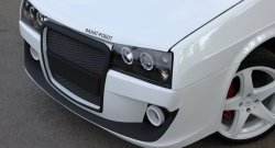 8 999 р. Передний бампер Фанат-Робот  Лада 2108 - 21099 (Неокрашенный, По бокам сетка)  с доставкой в г. Пермь. Увеличить фотографию 3