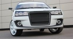 8 999 р. Передний бампер Фанат-Робот  Лада 2108 - 21099 (Неокрашенный, По бокам сетка)  с доставкой в г. Пермь. Увеличить фотографию 6