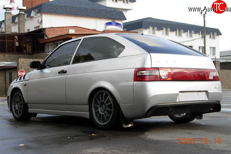 7 699 р. Задний бампер AVR  Лада 2112 (2002-2009) купе (Неокрашенный)  с доставкой в г. Пермь
