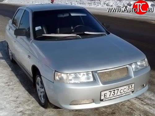 5 199 р. Передний бампер Bunker Лада 2111 универсал (1998-2009) (Неокрашенный)  с доставкой в г. Пермь