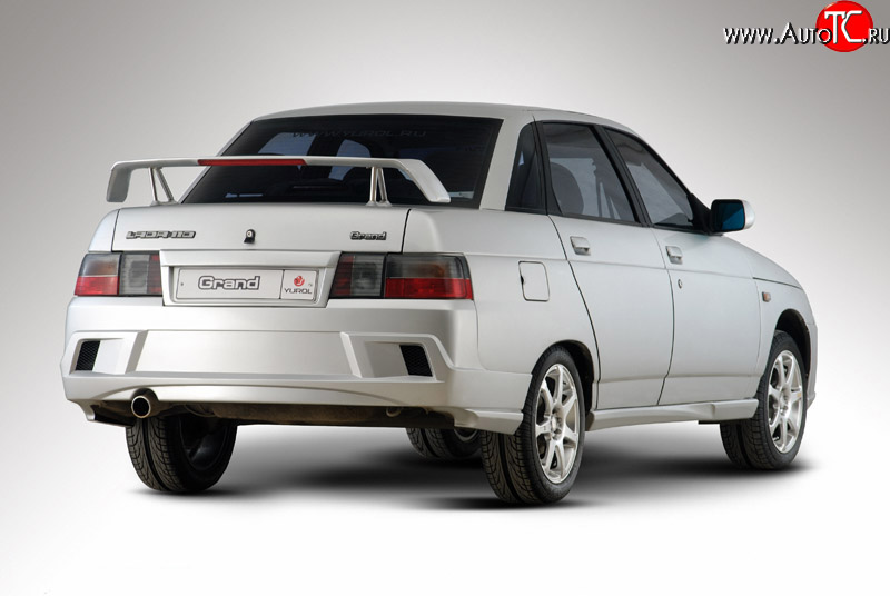 4 649 р. Задний бампер Гранд Эволюция Лада 2110 седан (1995-2007) (Неокрашенный)  с доставкой в г. Пермь