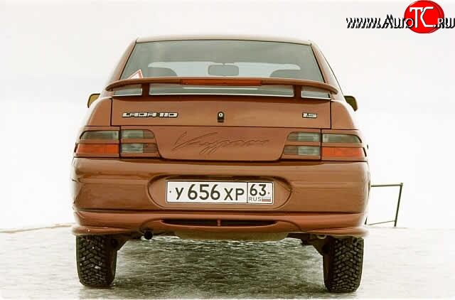 889 р. Накладка крышки багажника Кураж  Лада 2110 (1995-2007) седан (Неокрашенная)  с доставкой в г. Пермь