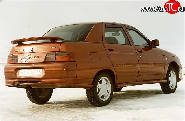 489 р. Комплект накладок заднего ромбового стекла Кураж Лада 2110 седан (1995-2007) (Неокрашенные)  с доставкой в г. Пермь