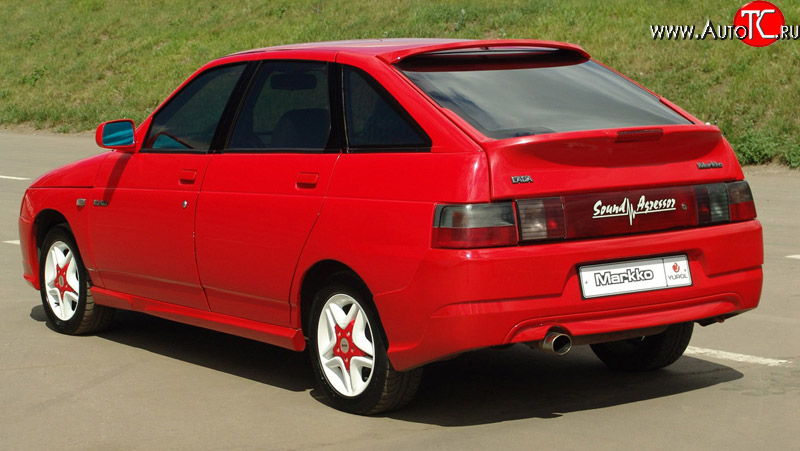 4 499 р. Задний бампер Маркко Лада 2112 купе (2002-2009) (Неокрашенный)  с доставкой в г. Пермь