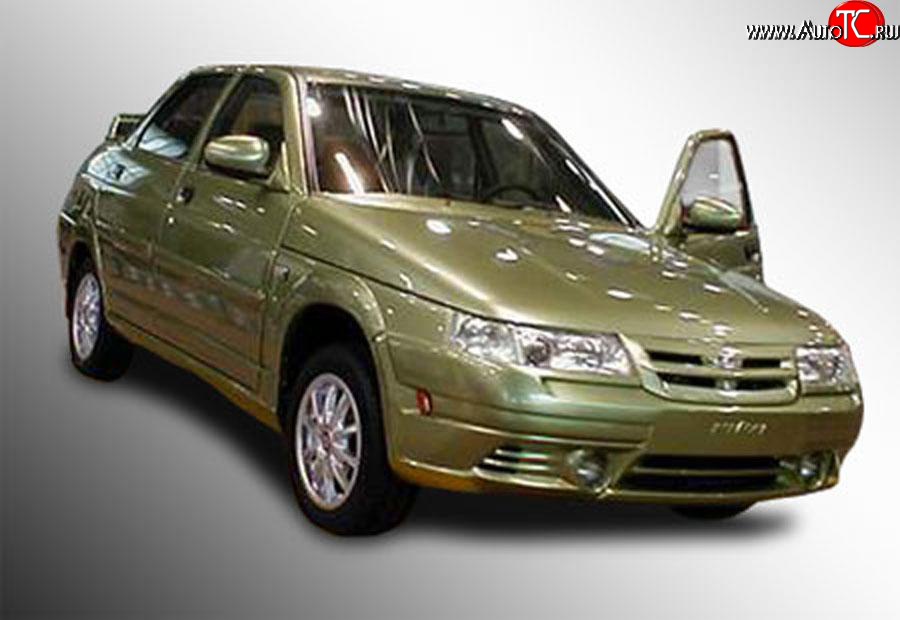 4 499 р. Передний бампер Ника-3 Лада 2110 седан (1995-2007) (Неокрашенный)  с доставкой в г. Пермь