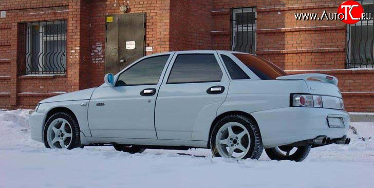 8 499 р. Задний бампер 21106 Лада 2110 седан (1995-2007) (Без сетки, Неокрашенный)  с доставкой в г. Пермь