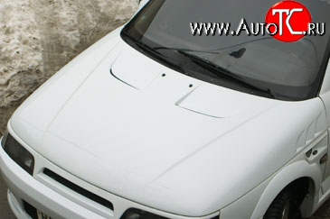 9 399 р. Пластиковый капот WRC Лада 2110 седан (1995-2007) (Неокрашенный)  с доставкой в г. Пермь