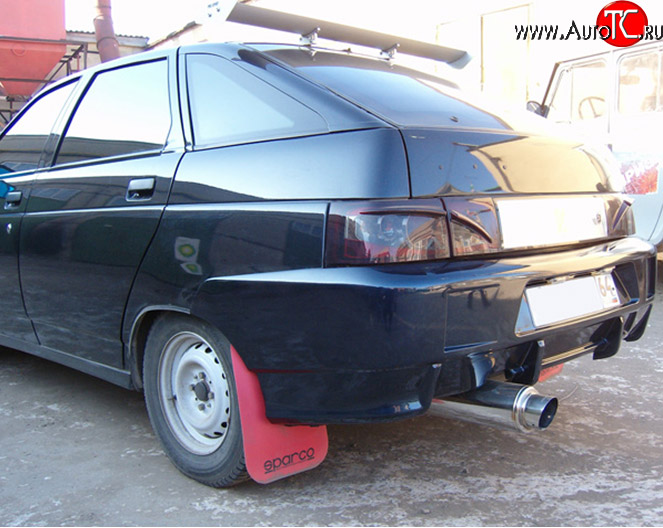 3 399 р. Задний бампер M-VRS V1 Лада 2112 хэтчбек (1999-2008) (Неокрашенный)  с доставкой в г. Пермь