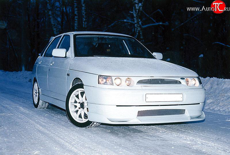 4 699 р. Накладка SVR на передний бампер Лада 2112 купе (2002-2009) (Неокрашенная)  с доставкой в г. Пермь