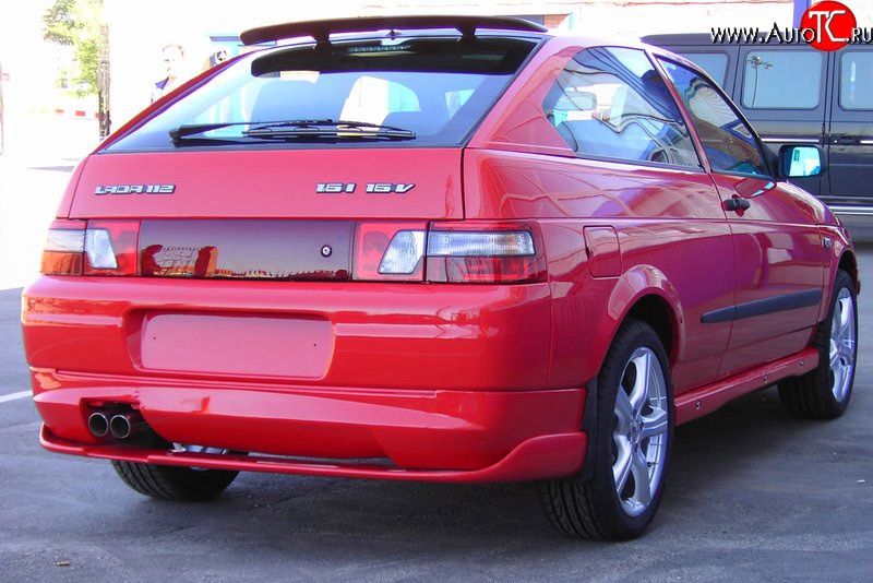 5 499 р. Спойлер SVR на задний бампер Лада 2112 купе (2002-2009) (Неокрашенный)  с доставкой в г. Пермь