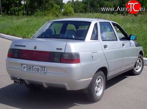 6 249 р. Задний бампер Banzay Лада 2110 седан (1995-2007) (Неокрашенный)  с доставкой в г. Пермь