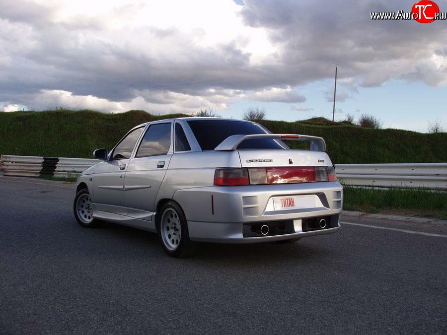 9 799 р. Задний бампер Titan Racing Лада 2110 седан (1995-2007) (Неокрашенный)  с доставкой в г. Пермь