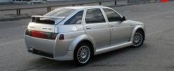 8 149 р. Задний бампер X1 с расширителями арок с расширителями арок Лада 2112 купе (2002-2009) (Неокрашенный)  с доставкой в г. Пермь. Увеличить фотографию 6