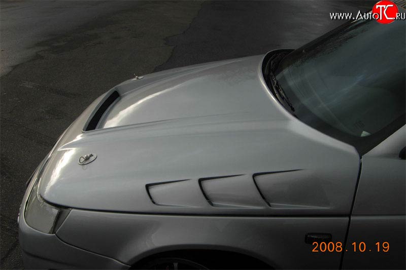 14 249 р. Пластиковый капот AVR Лада 2110 седан (1995-2007) (Неокрашенный)  с доставкой в г. Пермь