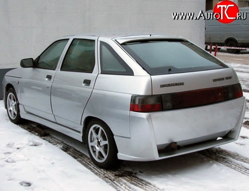 6 799 р. Задний бампер X1 Lite Лада 2112 купе (2002-2009) (Неокрашенный)  с доставкой в г. Пермь