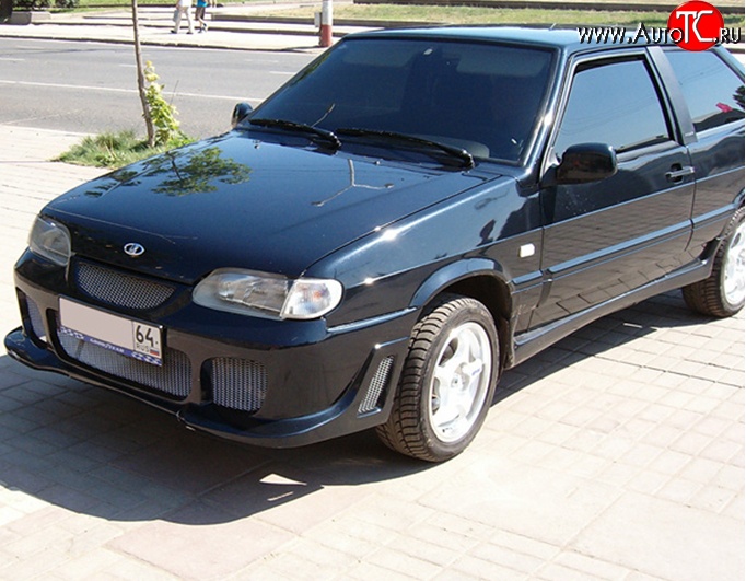 3 099 р. Передний бампер M-VRS Лада 2114 (2001-2014) (Неокрашенный)  с доставкой в г. Пермь