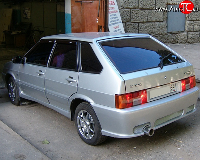 2 899 р. Задний бампер M-VRS Лада 2113 (2004-2013) (Неокрашенный)  с доставкой в г. Пермь