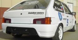649 р. Накладка на задний номер Evo Лада 2114 (2001-2014) (Неокрашенная)  с доставкой в г. Пермь. Увеличить фотографию 2