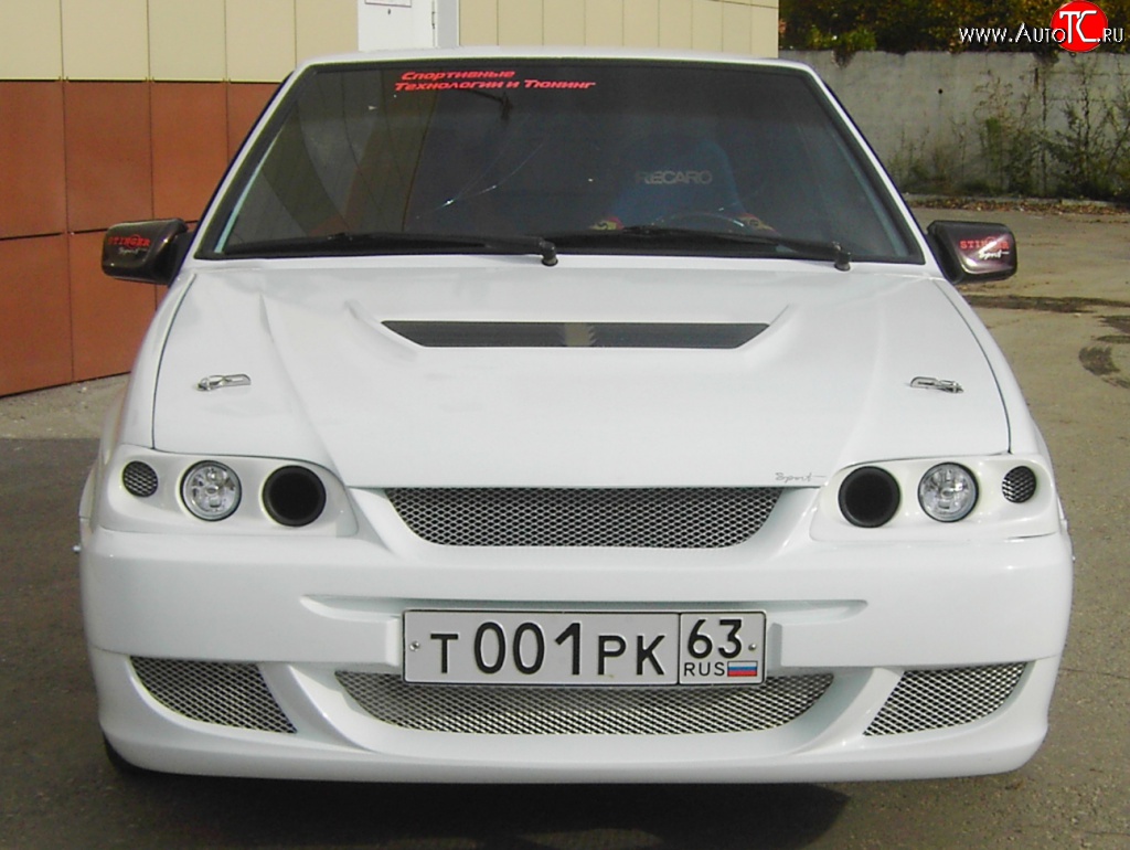 4 149 р. Передний бампер Evo Лада 2114 (2001-2014) (Неокрашенный)  с доставкой в г. Пермь