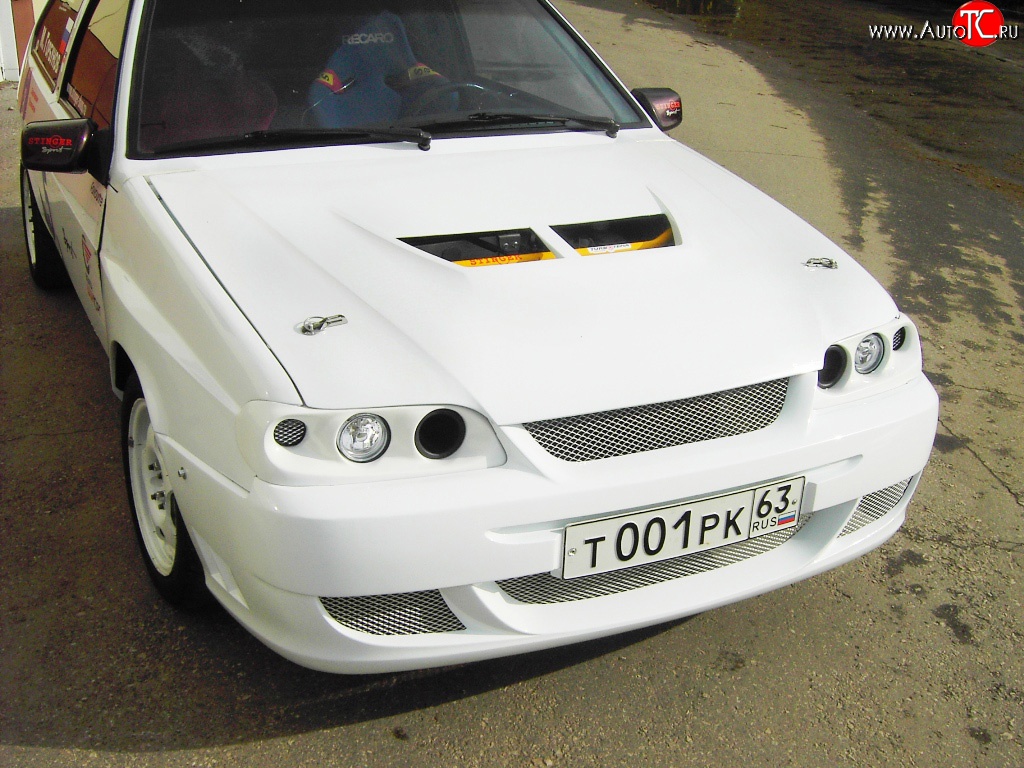 6 349 р. Пластиковый капот Evo Лада 2114 (2001-2014) (Неокрашенный)  с доставкой в г. Пермь