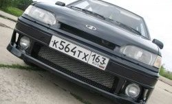 7 799 р. Передний бампер DM Лада 2114 (2001-2014) (Без сетки, Неокрашенный)  с доставкой в г. Пермь. Увеличить фотографию 3