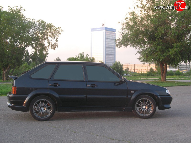 3 699 р. Пороги накладки Thorn DM Лада 21099 (1990-2004) (Неокрашенные)  с доставкой в г. Пермь