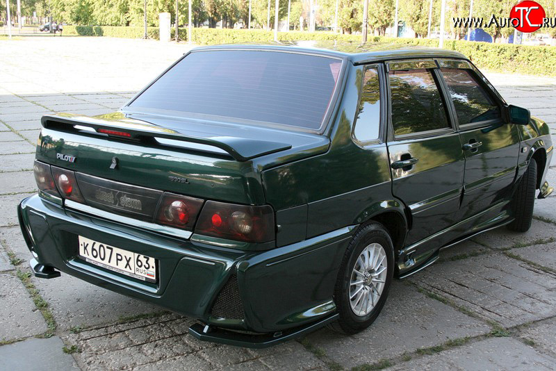 7 899 р. Задний бампер LEX Лада 21099 (1990-2004) (Неокрашенный)  с доставкой в г. Пермь