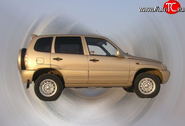 699 р. Арки крыльев Кураж  Chevrolet Niva  2123 (2002-2008), Лада 2123 (Нива Шевроле) (2002-2008) (Неокрашенные)  с доставкой в г. Пермь