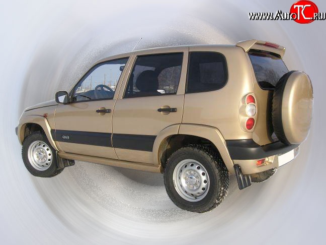 2 049 р. Арки крыльев Кураж 3  Chevrolet Niva  2123 (2002-2008), Лада 2123 (Нива Шевроле) (2002-2008) (Неокрашенные)  с доставкой в г. Пермь