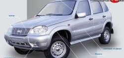 519 р. Накладки на зеркала Кураж 2 до 2005 года Лада 2123 (Нива Шевроле) дорестайлинг (2002-2008) (Неокрашенные)  с доставкой в г. Пермь. Увеличить фотографию 2