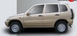 1 349 р. Пороги накладки KURAJ  Chevrolet Niva  2123 (2002-2008), Лада 2123 (Нива Шевроле) (2002-2008) (Глянец, Неокрашенные)  с доставкой в г. Пермь. Увеличить фотографию 2