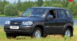 3 899 р. Комплект накладок на двери Bertone Chevrolet Niva 2123 рестайлинг (2009-2020) (Неокрашенный)  с доставкой в г. Пермь. Увеличить фотографию 2