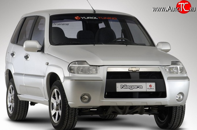 4 799 р. Передний бампер Ниагара 3 Chevrolet Niva 2123 дорестайлинг (2002-2008) (Неокрашенный)  с доставкой в г. Пермь
