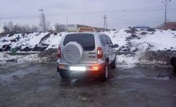 3 399 р. Бокс запасного колеса Off-Road Chevrolet Niva 2123 рестайлинг (2009-2020) (Неокрашенный)  с доставкой в г. Пермь. Увеличить фотографию 4