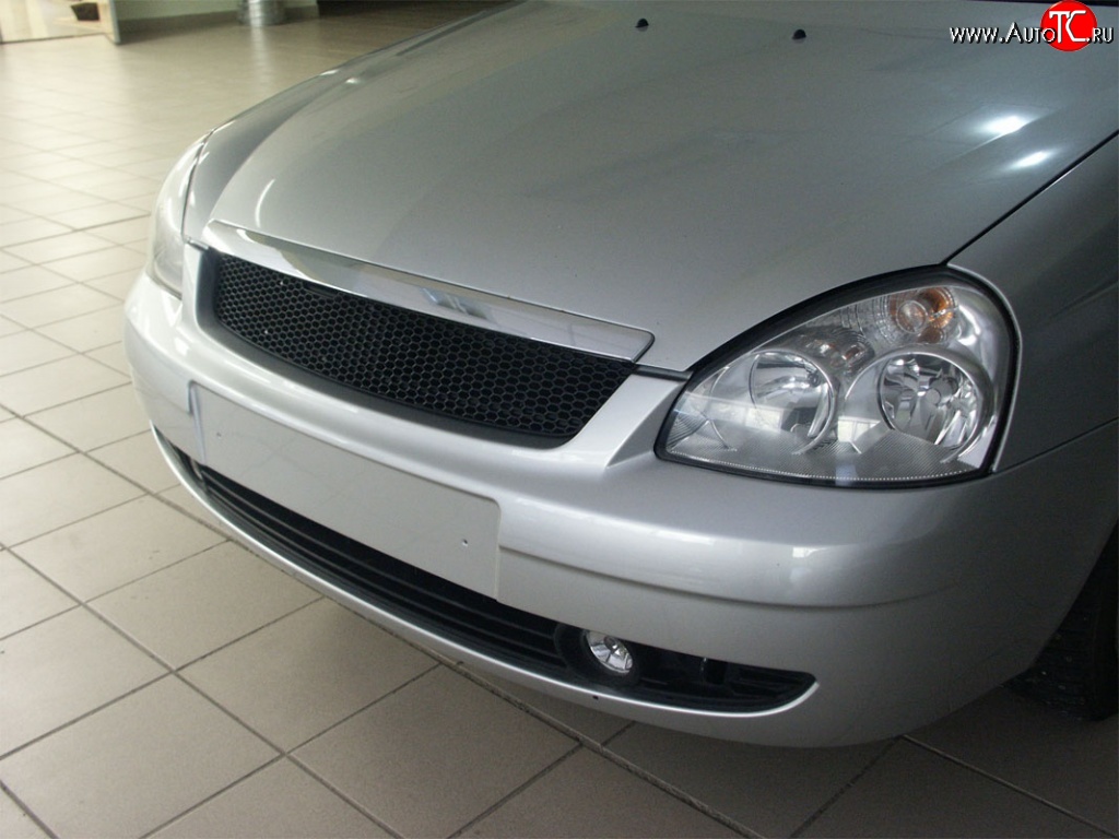 549 р. Решётка радиатора Car.T Лада Приора 2170 седан дорестайлинг (2007-2014) (Неокрашенная)  с доставкой в г. Пермь