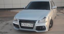 5 199 р. Передний бампер Fresh Лада Приора 2172 хэтчбек дорестайлинг (2008-2014) (Неокрашенный)  с доставкой в г. Пермь. Увеличить фотографию 3