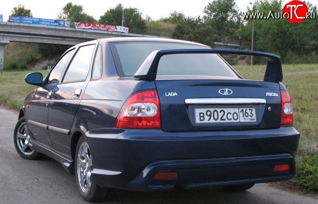 3 499 р. Спойлер Credo DM  Лада Приора  2170 (2007-2014) седан дорестайлинг (Неокрашенный)  с доставкой в г. Пермь
