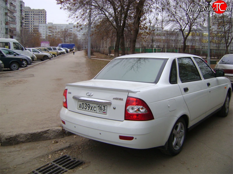 1 799 р. Спойлер Спорт-Классик  Лада Приора  2170 (2007-2014) седан дорестайлинг (Неокрашенный)  с доставкой в г. Пермь