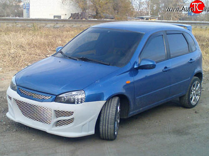 2 099 р. Передний бампер M-VRS Лада Калина Спорт 1119 (2008-2014) (Неокрашенный)  с доставкой в г. Пермь