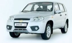 4 999 р. Передний бампер Dakar Chevrolet Niva 2123 дорестайлинг (2002-2008) (Неокрашенный)  с доставкой в г. Пермь. Увеличить фотографию 2