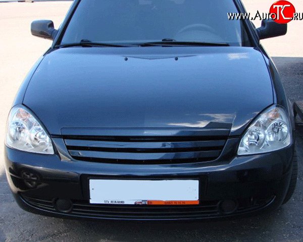 919 р. Радиаторная решётка M-VRS Лада Приора 2170 седан дорестайлинг (2007-2014) (Материал: стеклопластик, Неокрашенная)  с доставкой в г. Пермь