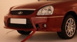5 799 р. Передний бампер Торино Лада Приора 2172 хэтчбек дорестайлинг (2008-2014) (Неокрашенный)  с доставкой в г. Пермь. Увеличить фотографию 3