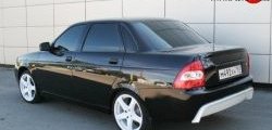 9 399 р. Задний бампер Я-робот  Лада Приора  2170 (2007-2018) седан дорестайлинг, седан рестайлинг (Неокрашенный)  с доставкой в г. Пермь. Увеличить фотографию 3