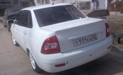 1 649 р. Лип спойлер Super-Style  Лада Приора  2170 (2007-2014) седан дорестайлинг (Неокрашенный)  с доставкой в г. Пермь. Увеличить фотографию 3