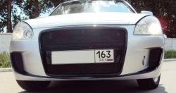 9 706 р. Передний бампер Я-робот Лада Приора 2170 седан дорестайлинг (2007-2014) (Неокрашенный, вставки под туманки)  с доставкой в г. Пермь. Увеличить фотографию 12