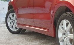 Пороги накладки Racing Volkswagen Polo  5 (2009-2020) седан дорестайлинг, седан рестайлинг, хэтчбек рестайлинг