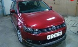 1 149 р. Реснички Racing Volkswagen Polo 5 хэтчбек дорестайлинг (2009-2015) (Неокрашенные)  с доставкой в г. Пермь. Увеличить фотографию 4